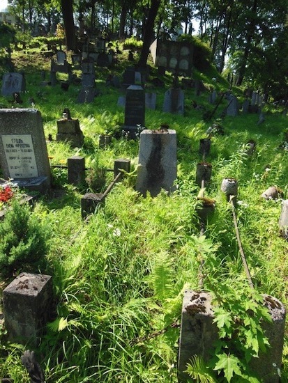 Kwatera nagrobka Józefy Kiersnowskiej, cmentarz Na Rossie w Wilnie, stan z 2013