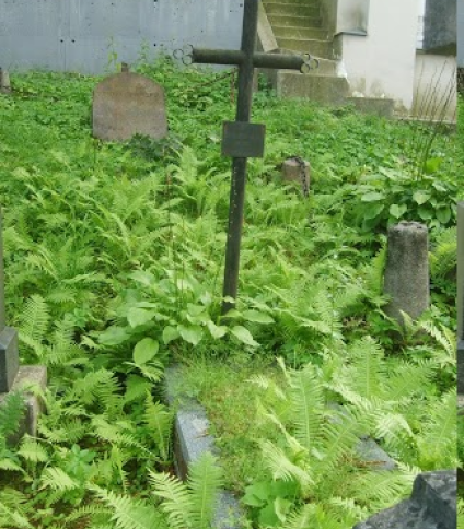 Nagrobek Zofii Grunt-Mejer, cmentarz na Rossie w Wilnie, stan na 2013 r.