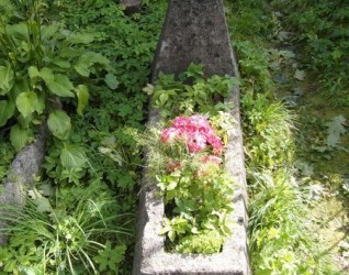 Nagrobek Wawrzyńca i Zofii Niedzwiedzkich, cmentarz na Rossie w Wilnie, stan na 2013 r.