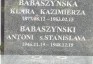 Photo montrant Tombstone of Antoni and Klara Babaszynski