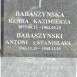 Fotografia przedstawiająca Tombstone of Antoni and Klara Babaszynski