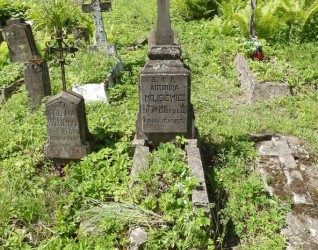 Nagrobek Antoniny Mojsiewicz z cmentarza na Rossie w Wilnie, stan z 2013 r.