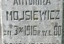 Photo montrant Tombstone of Antonina Mojsiewicz