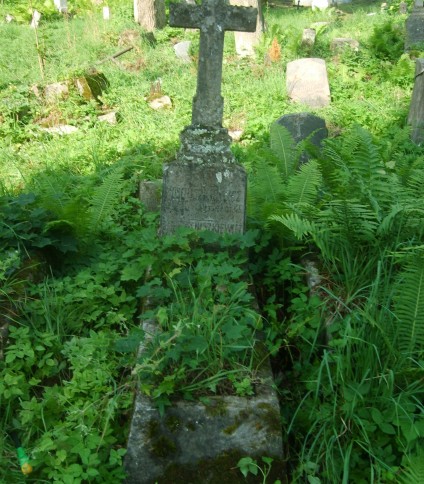 Nagrobek Jana i Marii Kościuszkiewicz z cmentarza na Rossie w Wilnie, stan z 2013 r.