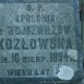 Photo montrant Gravestone of Apolonia Kozłowska