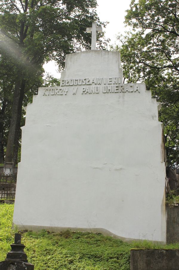 Grobowiec zakonu Bonifratrów, cmentarz na Rossie w Wilnie, stan z 2013
