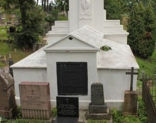 Grobowiec zakonu Bonifratrów, cmentarz na Rossie w Wilnie, stan z 2013