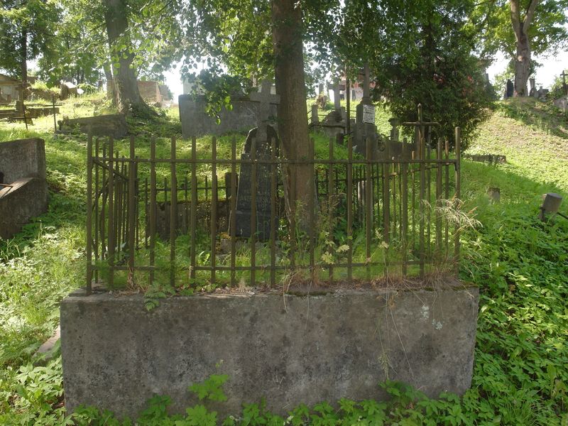 Nagrobek rodziny Andryańskich, cmentarz Na Rossie w Wilnie, stan z 2015 r.