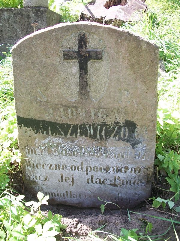 Nagrobek Jadwigi Boguszewicz, cmentarz Na Rossie w Wilnie, stan z 2013