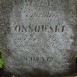 Photo showing Tombstone of Valente and Zygmunt Ossowski