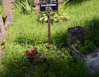 Nagrobek Heleny Kaczanowskiej, Heleny i Marii Rul, cmentarz na Rossie, stan z 2013 roku