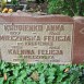 Fotografia przedstawiająca Gravestone of Felicja Kalnina, Anna Krupienko, Felicja Mieczyńska
