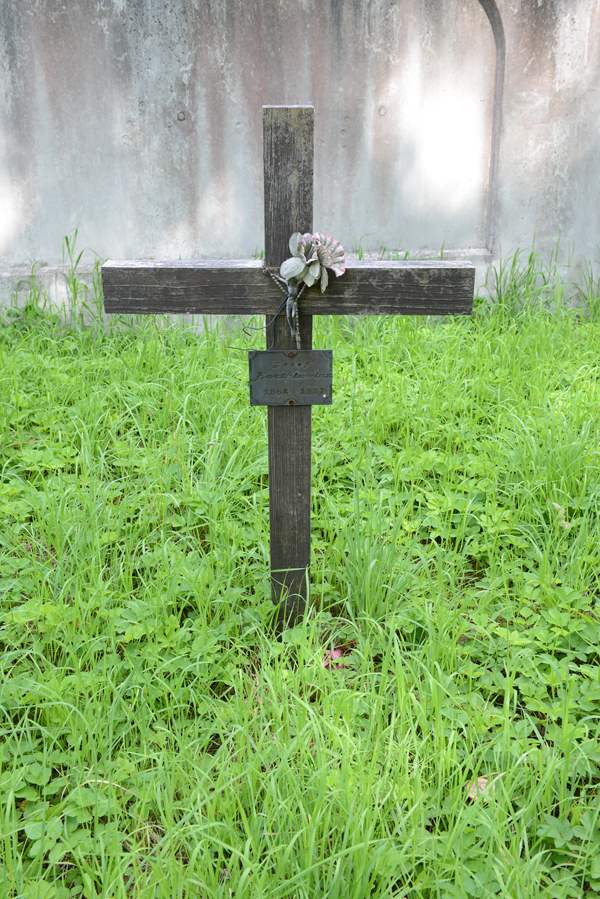 Nagrobek Józefa Bortkiewicza, cmentarz na Rossie, stan z 2013 roku