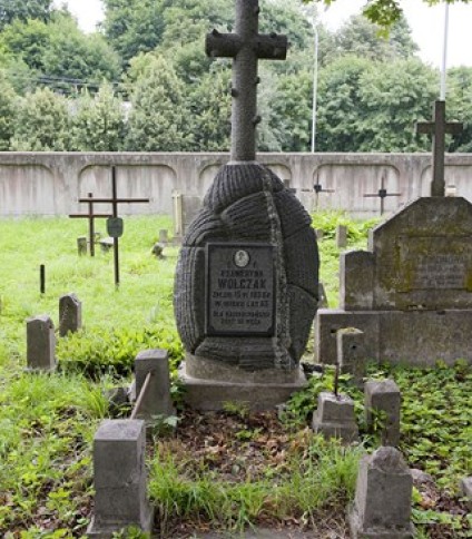 Nagrobek Ksaweryny Wołczak, cmentarz na Rossie, stan z 2013 roku