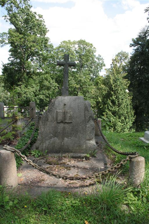Tombstone of Michał Ciezielski from the Ross Cemetery in Vilnius, as of 2013