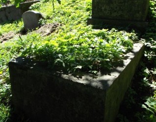 Nagrobek Władysława Makowieckiego, cmentarz Na Rossie w Wilnie, stan z 2012 roku