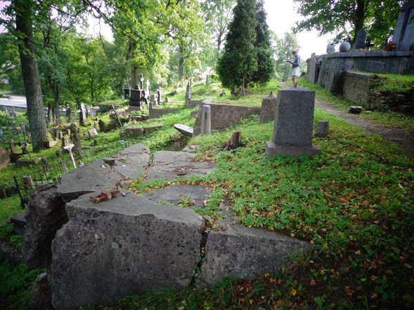 Grobowiec Edwarda Lewalda-Jezierskiego, cmentarz Na Rossie w Wilnie, stan z 2013 r.