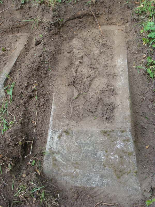 Tombstone of K.D. from the Rossa cemetery in Vilnius, as of 2013