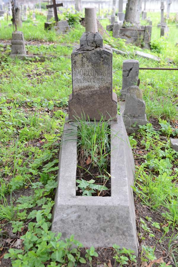 Tombstone of Jozef Poplonsky, Ross cemetery, as of 2013