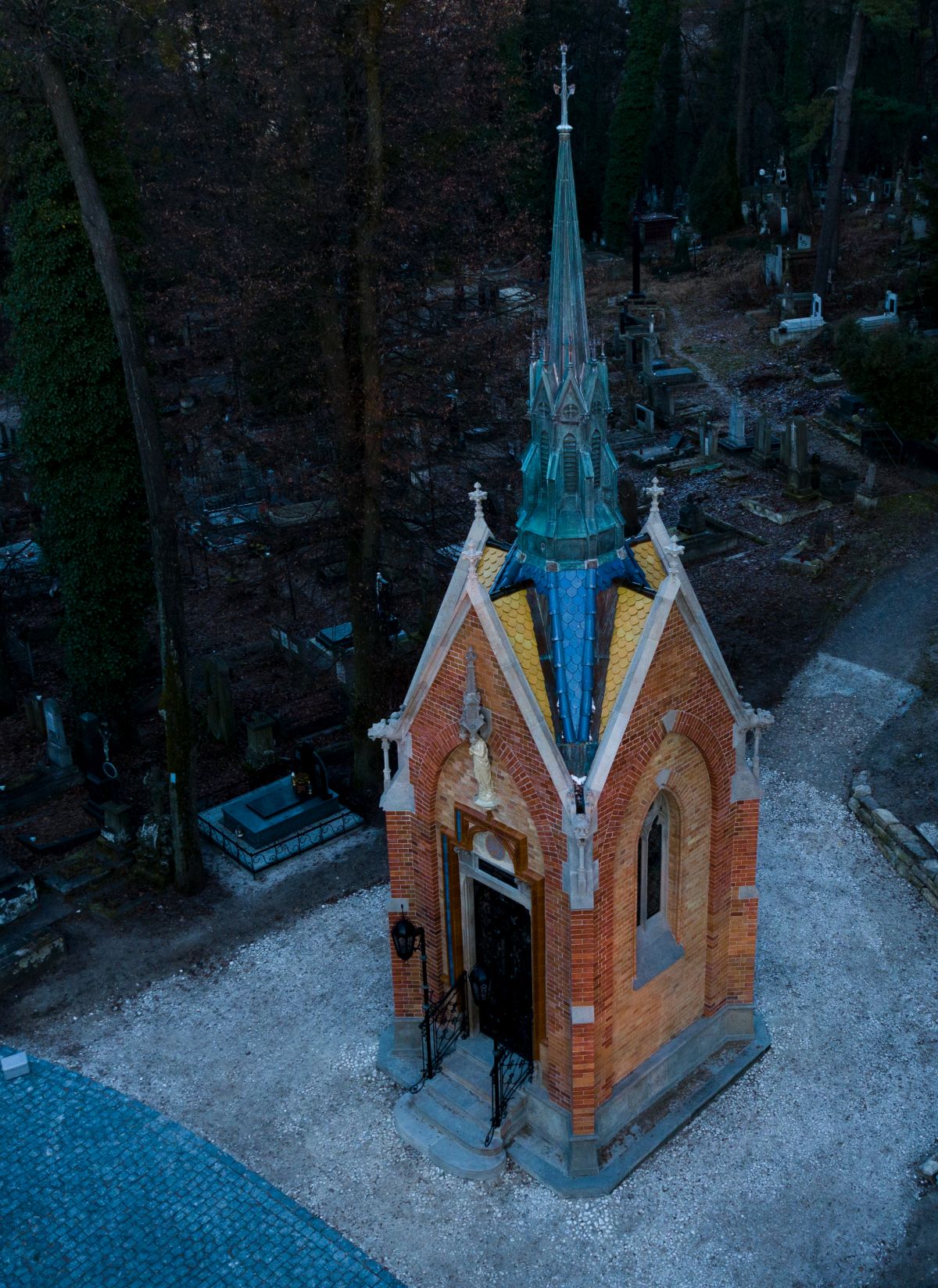 Krzyżanowski Chapel in Lychakiv Cemetery in Lviv