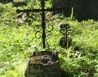 Nagrobek Z[...] Romanowska z cmentarza na Rossie w Wilnie, stan z 2013 roku