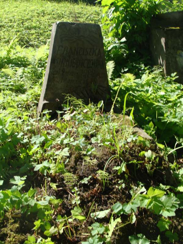 Tombstone of Franciszka Lunkiewicz from the Rossa cemetery in Vilnius, as of 2013