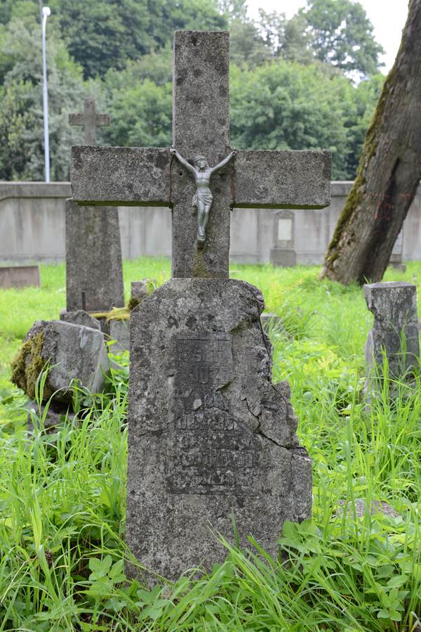 Nagrobek Józefa Karnej, cmentarz na Rossie, stan z 2013 roku