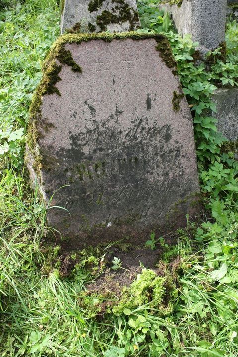 Tombstone of Karolina Syrutowicz, Ross cemetery in Vilnius, as of 2013.
