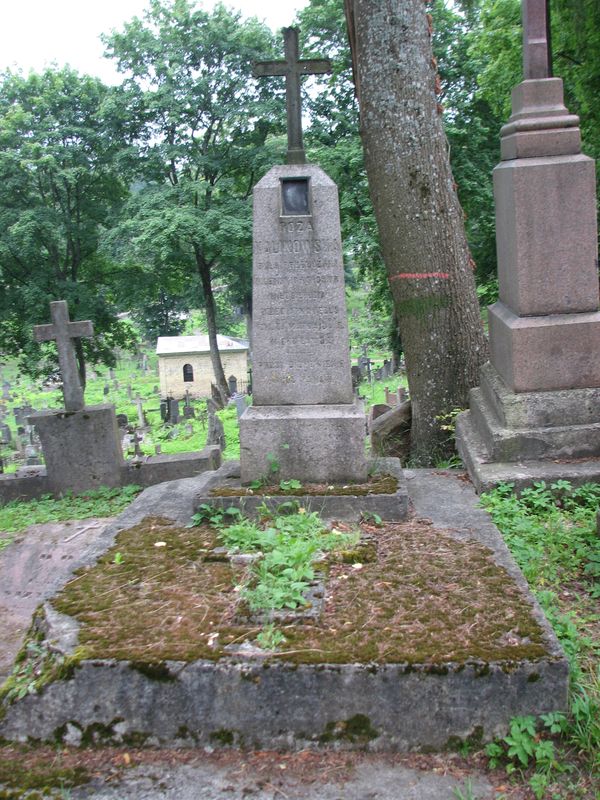 Nagrobek Róży Kalinowskiej, cmentarz na Rossie w Wilnie, stan na 2013 r.