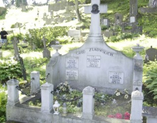 Grobowiec rodziny Żukowskich, cmentarz na Rossie w Wilnie, stan z 2013