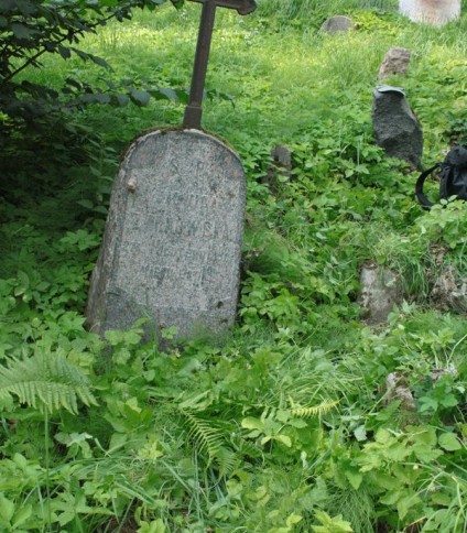 Nagrobek Jadwigi Zarnowskiej, cmentarz Na Rossie w Wilnie, stan z 2013