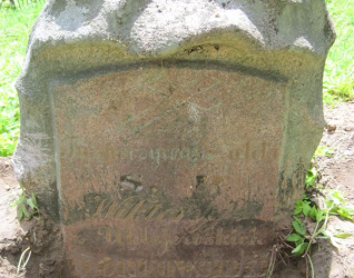 Nagrobek Wiktorii Florkowskiej, cmentarz na Rossie w Wilnie, stan na 2013 r.