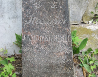 Nagrobek Stanisława Jankowskiego, cmentarz na Rossie w Wilnie, stan na 2013 r.