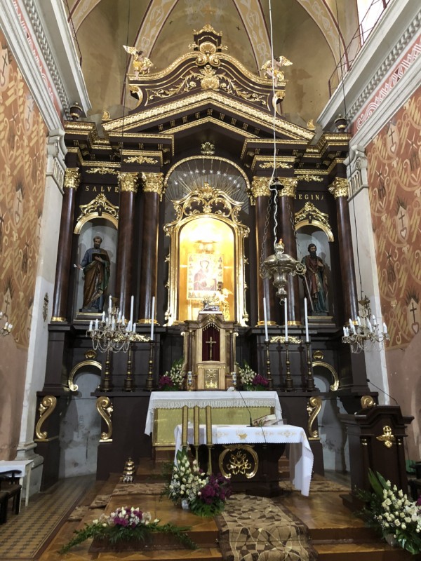 Main altar, Church of the Assumption of the Blessed Virgin Mary in Rudki