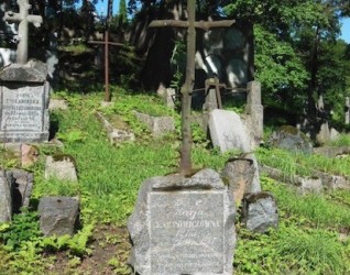 Nagrobek Marii Karpowicz, cmentarz Na Rossie w Wilnie, stan z 2013