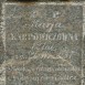 Fotografia przedstawiająca Tombstone of Maria Karpowicz