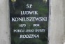 Fotografia przedstawiająca Nagrobek Ludwika Koniuszewskiego