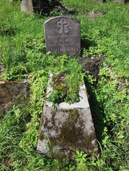 Tombstone of Felicia Kudrewicz, Na Rossie cemetery in Vilnius, as of 2013