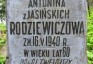 Fotografia przedstawiająca Nagrobek Antoniny Rodziewiczowej