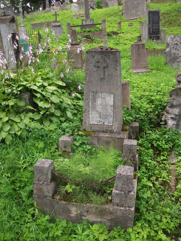 Nagrobek Heleny Wysockiej, cmentarz na Rossie w Wilnie, stan na 2013 r.