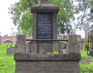 Grobowiec Jadwigi Łukaszewicz, cmentarz na Rossie w Wilnie, stan z 2013 r.