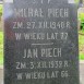 Fotografia przedstawiająca Tombstone of Jan and Michal Piech