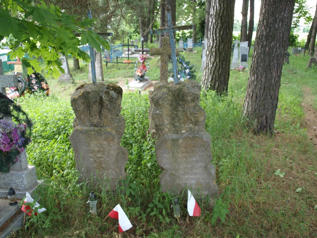 Graves of Polish policemen killed in the 20-year inter-war period