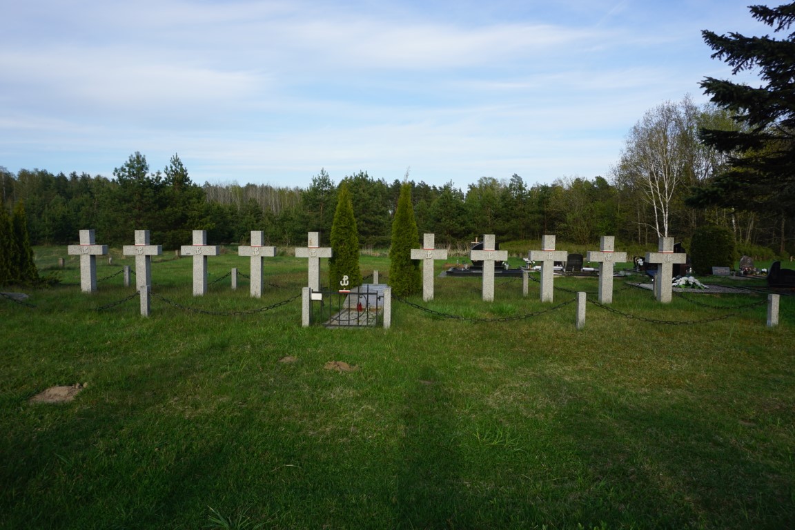 The quarters of Home Army soldiers exhumed from graves near Dubicze