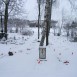 Fotografia przedstawiająca Kwatera na cmentarzu obok cerkwi żołnierzy Wojska Polskiego poległych w wojnie polsko-bolszewickiej