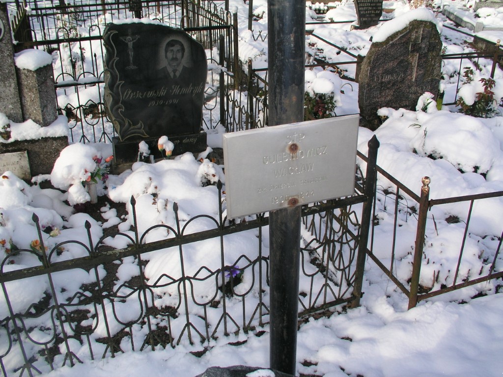 Graves of Home Army soldiers killed in battle against the Germans