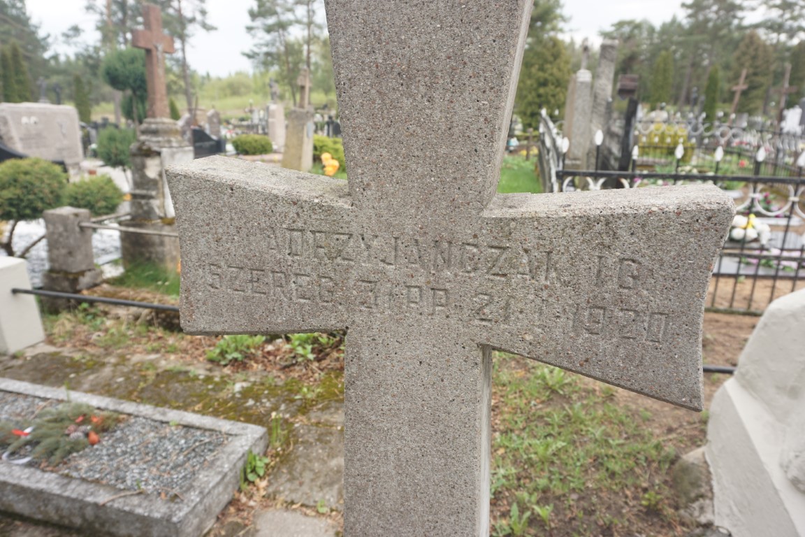 Ignacy Andryjańczak, Quarters of Polish soldiers killed in 1920.