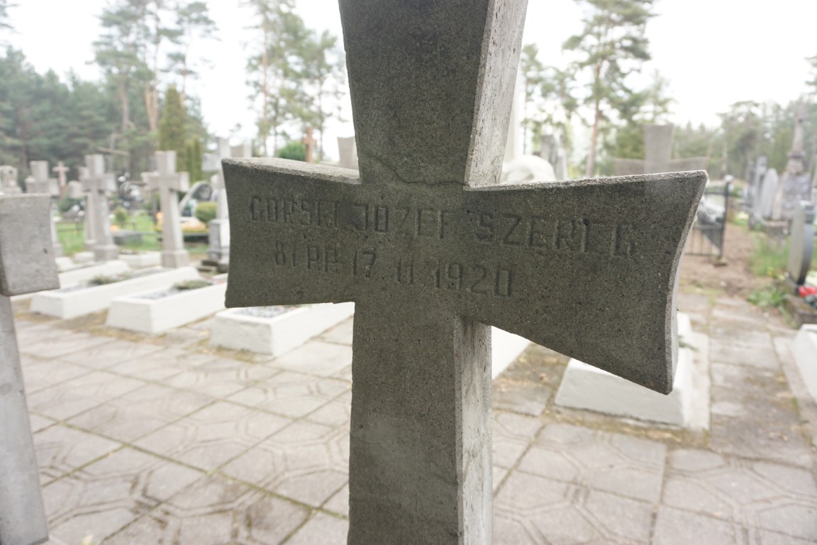 Józef Górski, Kwatera żołnierzy polskich poległych w 1920 r.