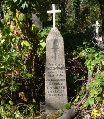 Nagrobek Dionizji Gasirskiej i Franciszki Siestrzewitowskiej