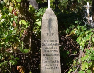 Nagrobek Dionizji Gasirskiej i Franciszki Siestrzewitowskiej